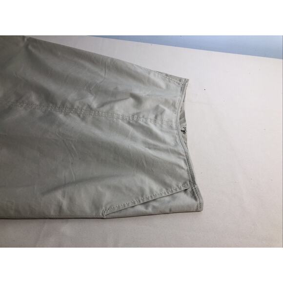 Banana Repub. Women Skirt Size 6 A Lined Knee Length Tan 2 Pockets Zipper Preppy - Picture 3 of 6